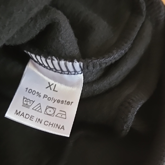 Black Dunkin' Hoodie with Pink Logo - Picture 3 of 4